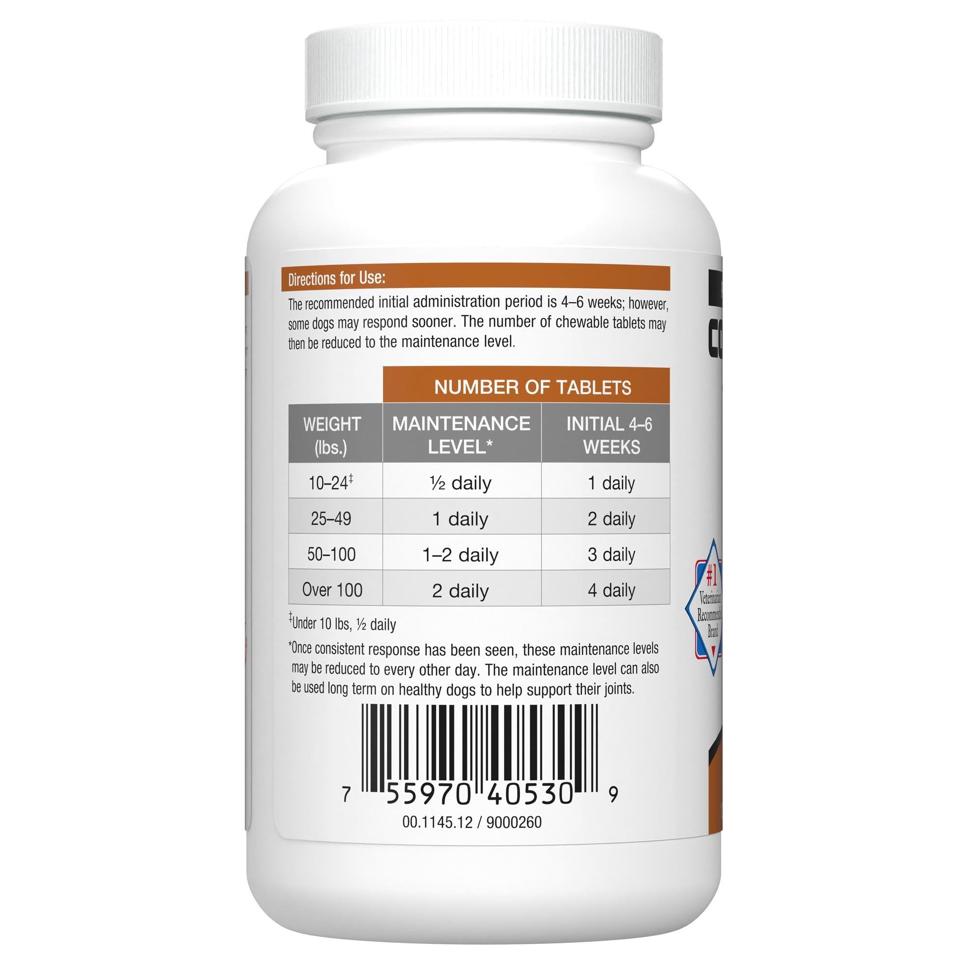 Nutramax Cosequin for Dogs Joint Health Supplement, Contains Glucosamine for Dogs, Plus Chondroitin, Supports Healthy Joints, Chewable Tablets, 132 Count - Image 3