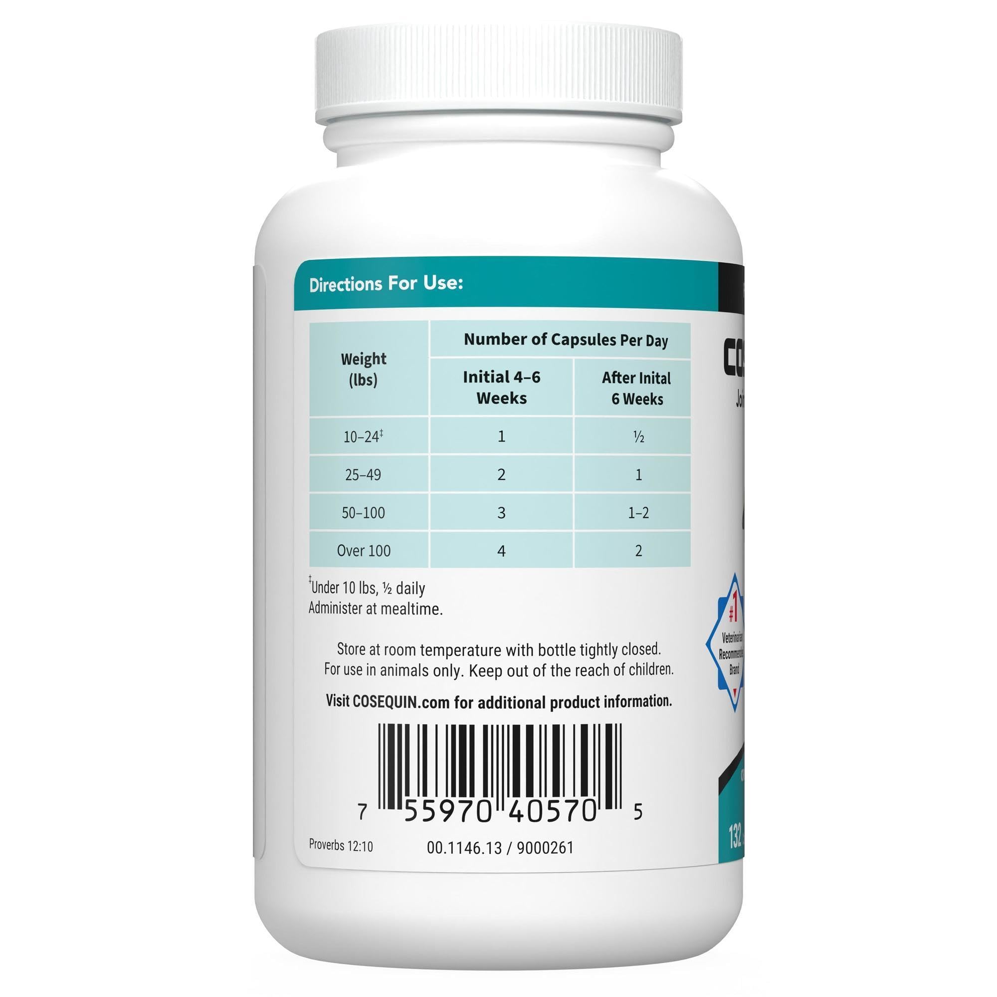Nutramax Cosequin for Dogs Joint Health Supplement, Contains Glucosamine for Dogs, Plus Chondroitin, Supports Healthy Joints, Sprinkle Capsules, 132 Count - Image 3