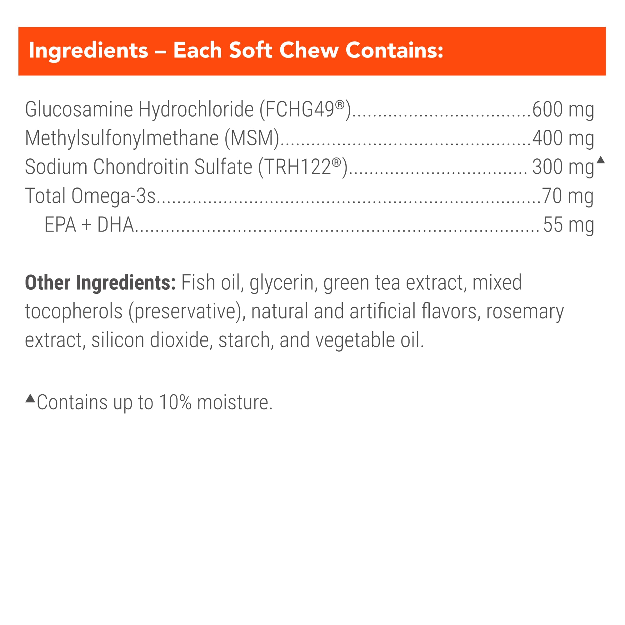 Nutramax Cosequin for Dogs Joint Health Supplement, Contains Glucosamine for Dogs, Chondroitin, MSM and Omega-3s, Supports Joint and Skin and Coat Health, Soft Chews, 60 Count - Image 6