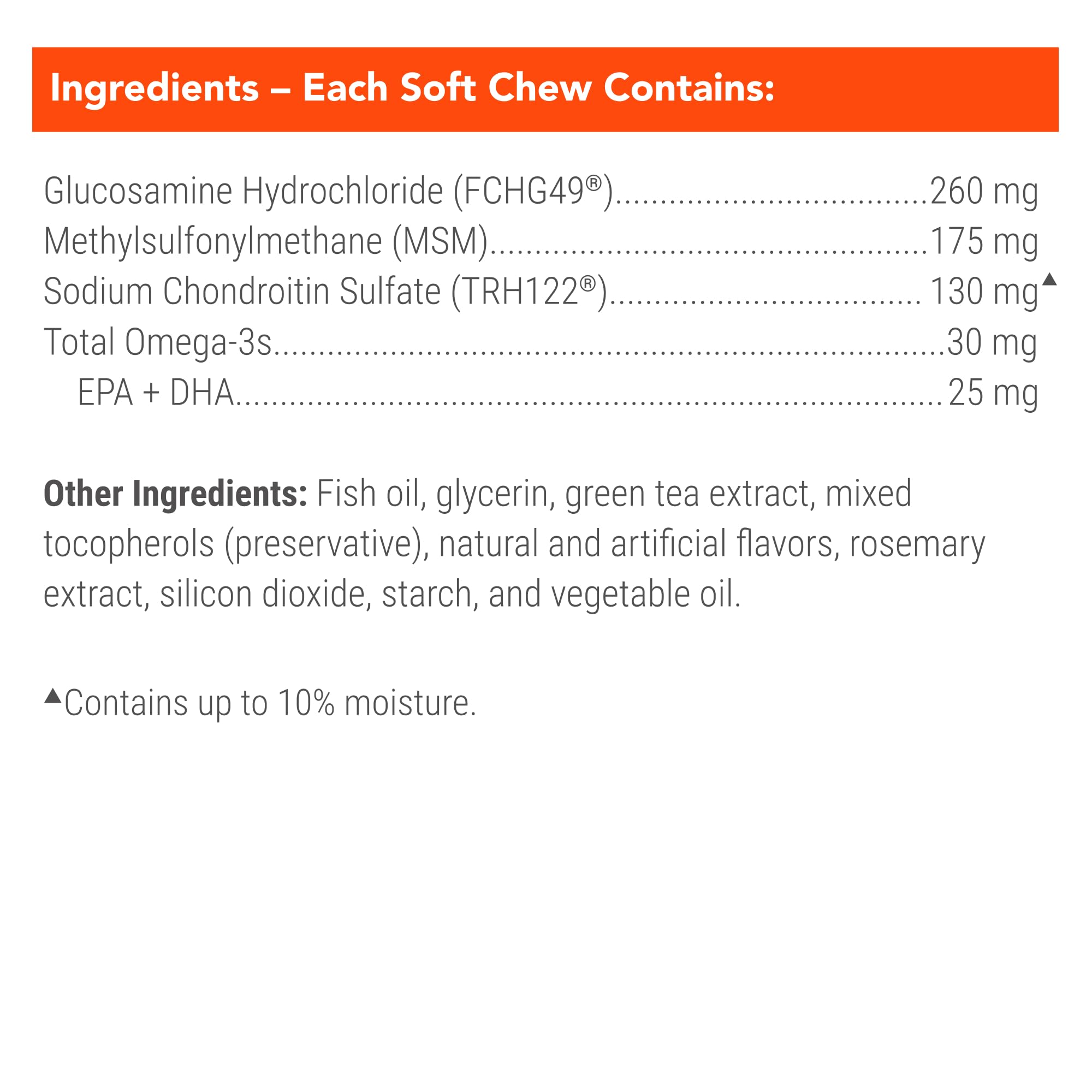 Nutramax Cosequin for Small Dogs, Joint Health Supplement, Contains Glucosamines, Chondroitin, MSM and Omega-3s, Supports Joint and Skin and Coat Health, Soft Chews, 45 Count - Image 6
