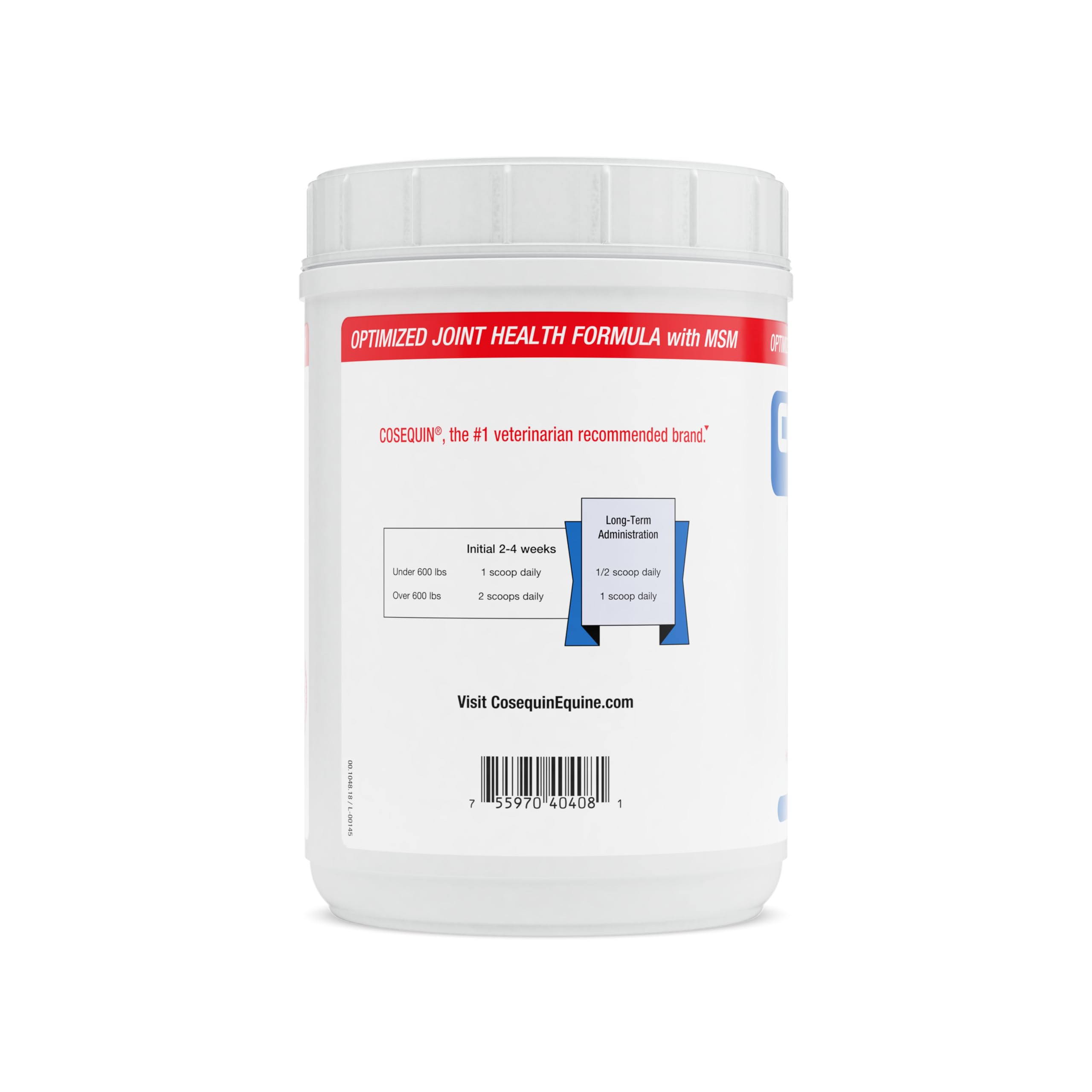 Nutramax Cosequin Optimized with MSM Joint Health Supplement for Horses - Powder with Glucosamine and Chondroitin, 1400 Grams - Image 3