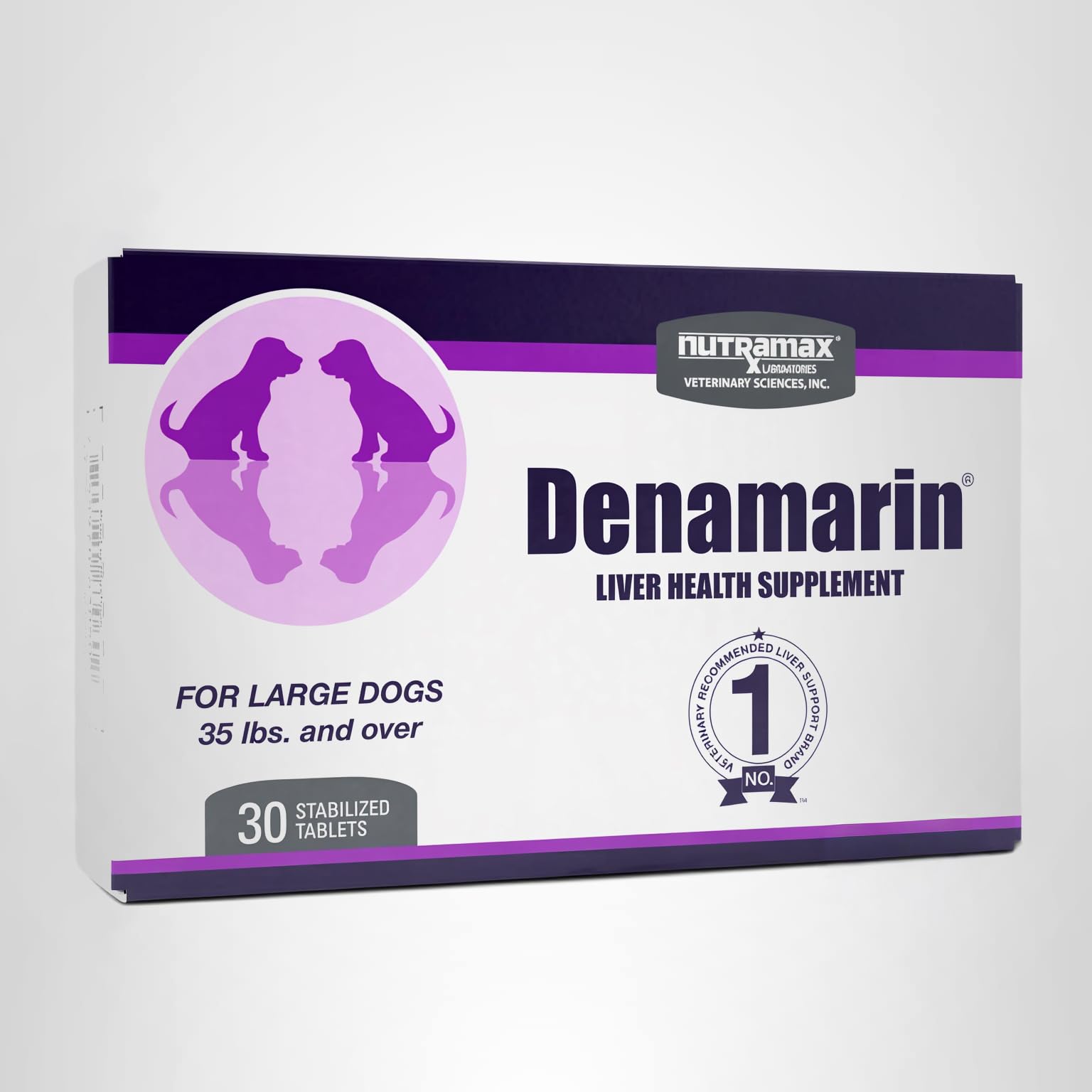 Nutramax Denamarin for Large Dogs, Liver Health Supplement with S-adenosylmethionine (SAMe) plus Silybin, Liver Support for Dogs, Coated Tablets, 30 Count - Image 9