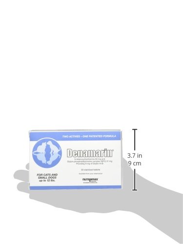 Nutramax Denamarin for Small Dogs and Cats, Liver Health Supplement with S-adenosylmethionine (SAMe) plus Silybin, Liver Support for Dogs and Cats, Coated Tablets, 30 Count - Image 3