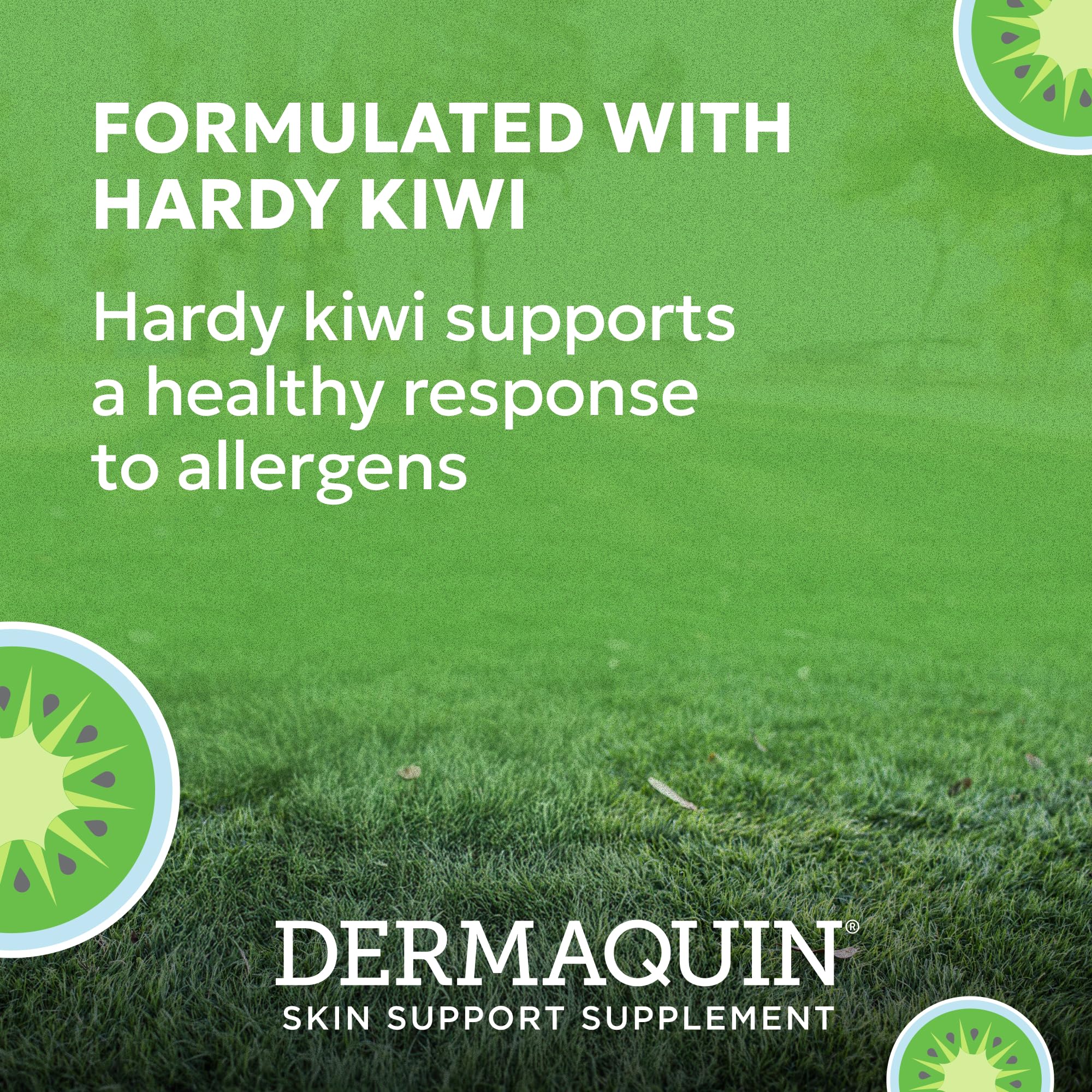 Nutramax Dermaquin Skin Support Supplement for Small to Medium Dogs and Cats, Supports Healthy Response to Allergens, with Hardy Kiwi, Omega-3s, and More, Tasty Soft Chews, 60 Count - Image 3