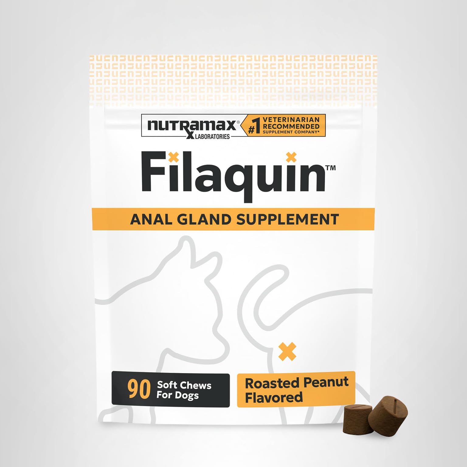 Nutramax Filaquin Anal Gland Supplement for Dogs, from The Same Company as Cosequin & Proviable, with Pre & Postbiotics and Psyllium Husk Fiber to Support Anal Gland Health, 90 Count Soft Chews - Image 11