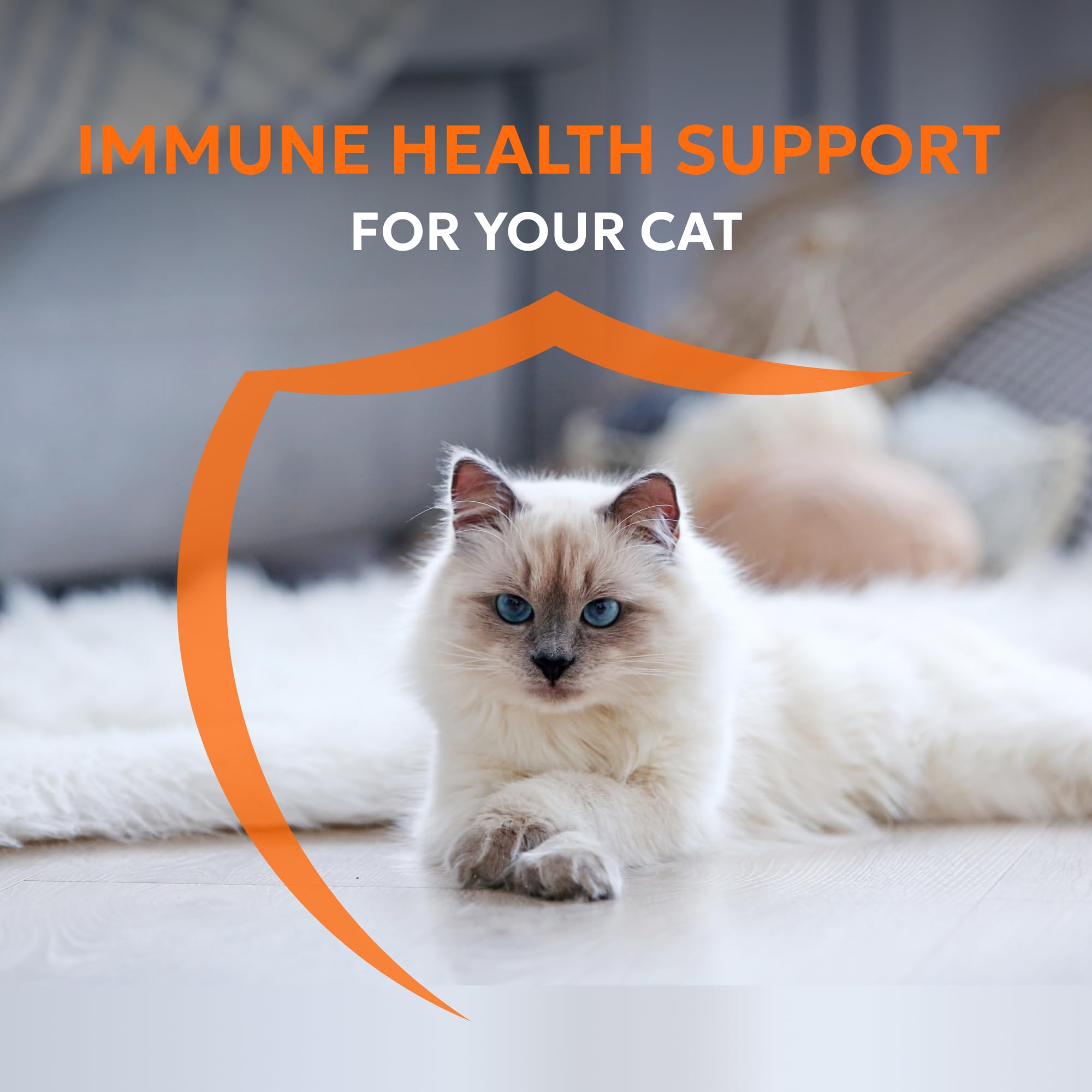 Nutramax Imuquin Immune Health Supplement for Cats, with Astaxanthin and Beta Glucans, 30 Sprinkle Capsules - Image 3