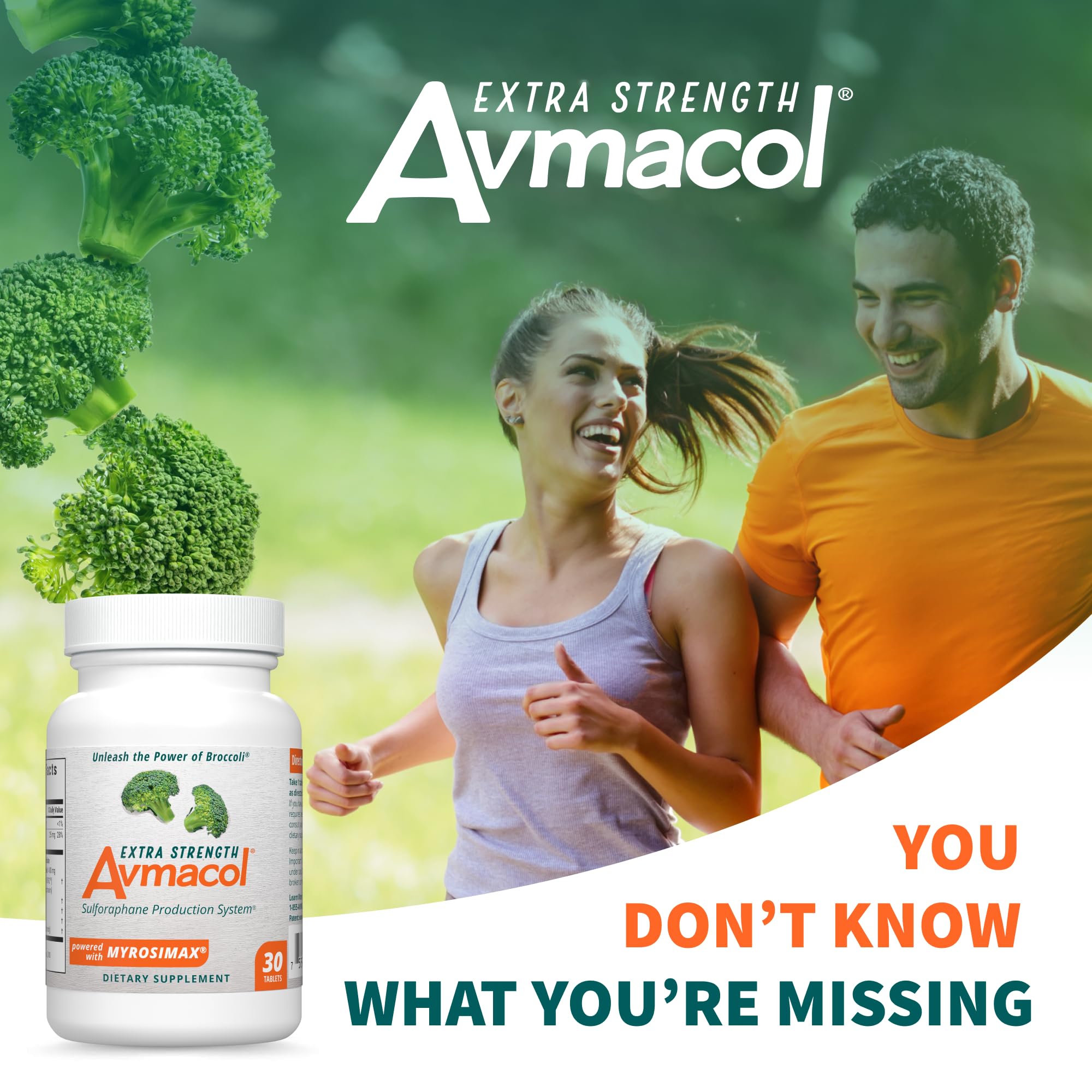 Nutramax Laboratories Avmacol Extra Strength #1 Researched Sulforaphane-Producing Brand for Detoxification with Glucoraphanin and Active Myrosinase, Immune Health, Adults & Children, 30 Tablets - Image 5