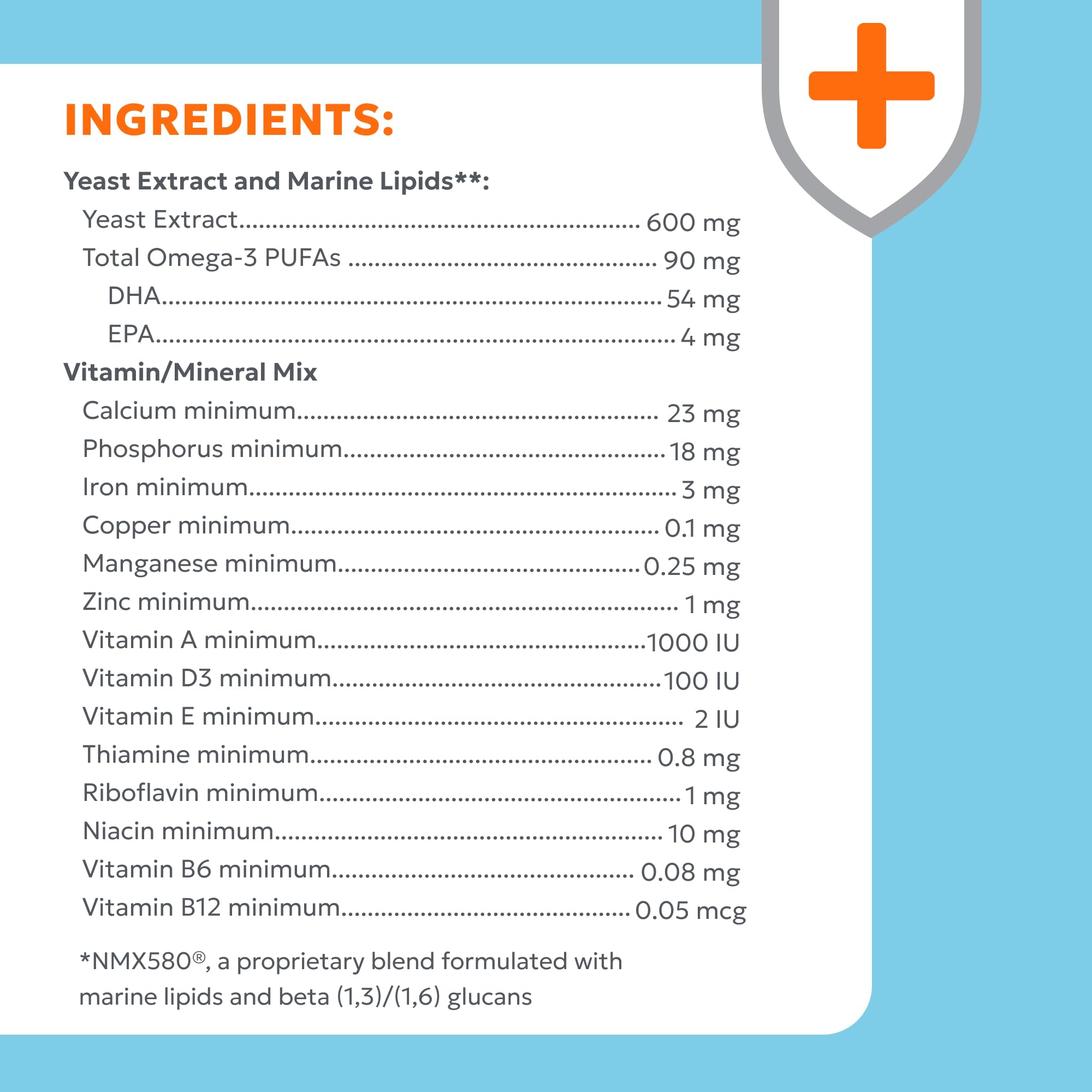 Nutramax Laboratories Nutramax Imuquin Immune Health Supplement Powder for Dogs, with Beta Glucans, Marine Lipids, Vitamins and Minerals, 30 Packets - Image 6