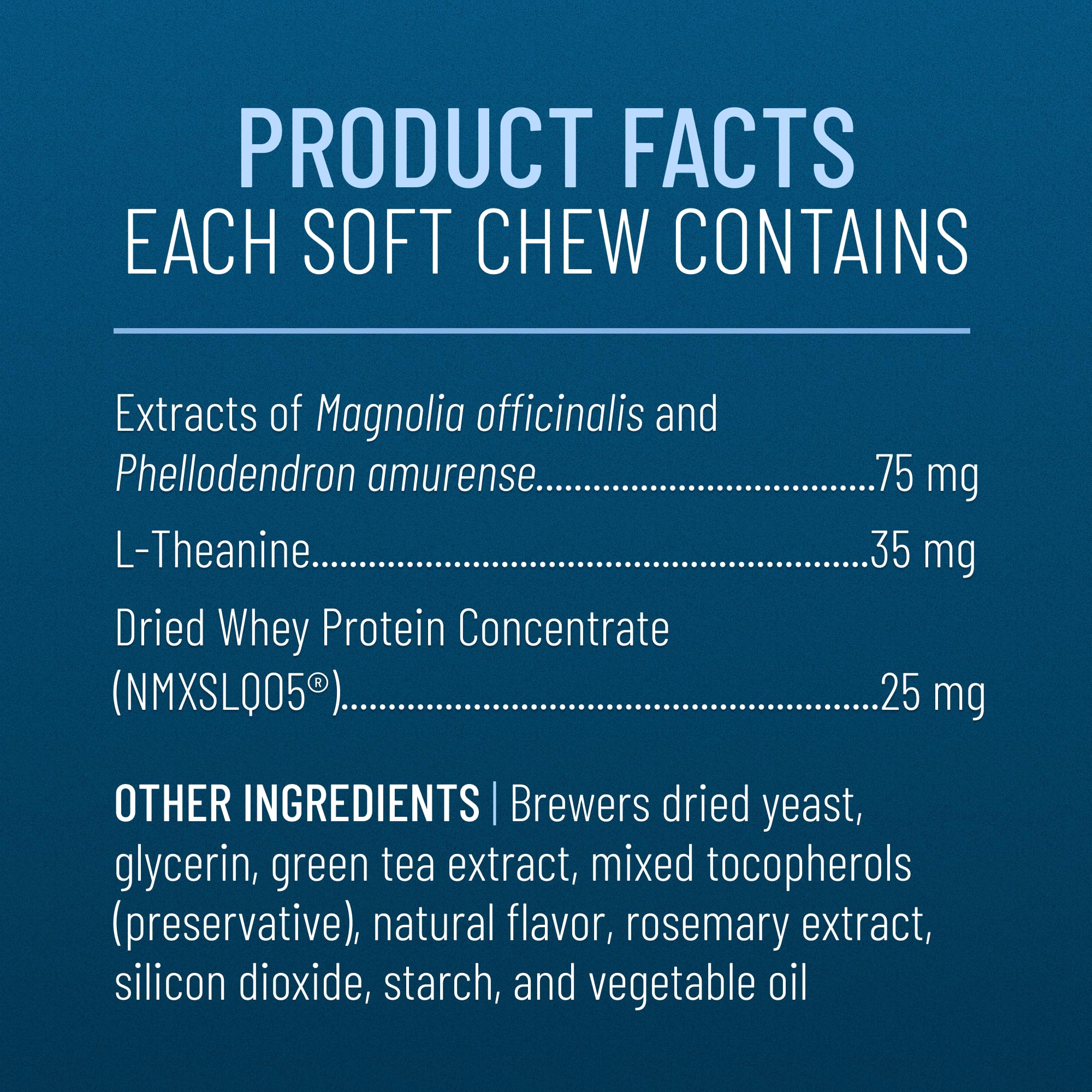 Nutramax Solliquin Calming Behavioral Health Supplement for Small to Medium Dogs and Cats - With L-Theanine, Magnolia / Phellodendron, and Whey Protein Concentrate, 75 Soft Chews - Image 6