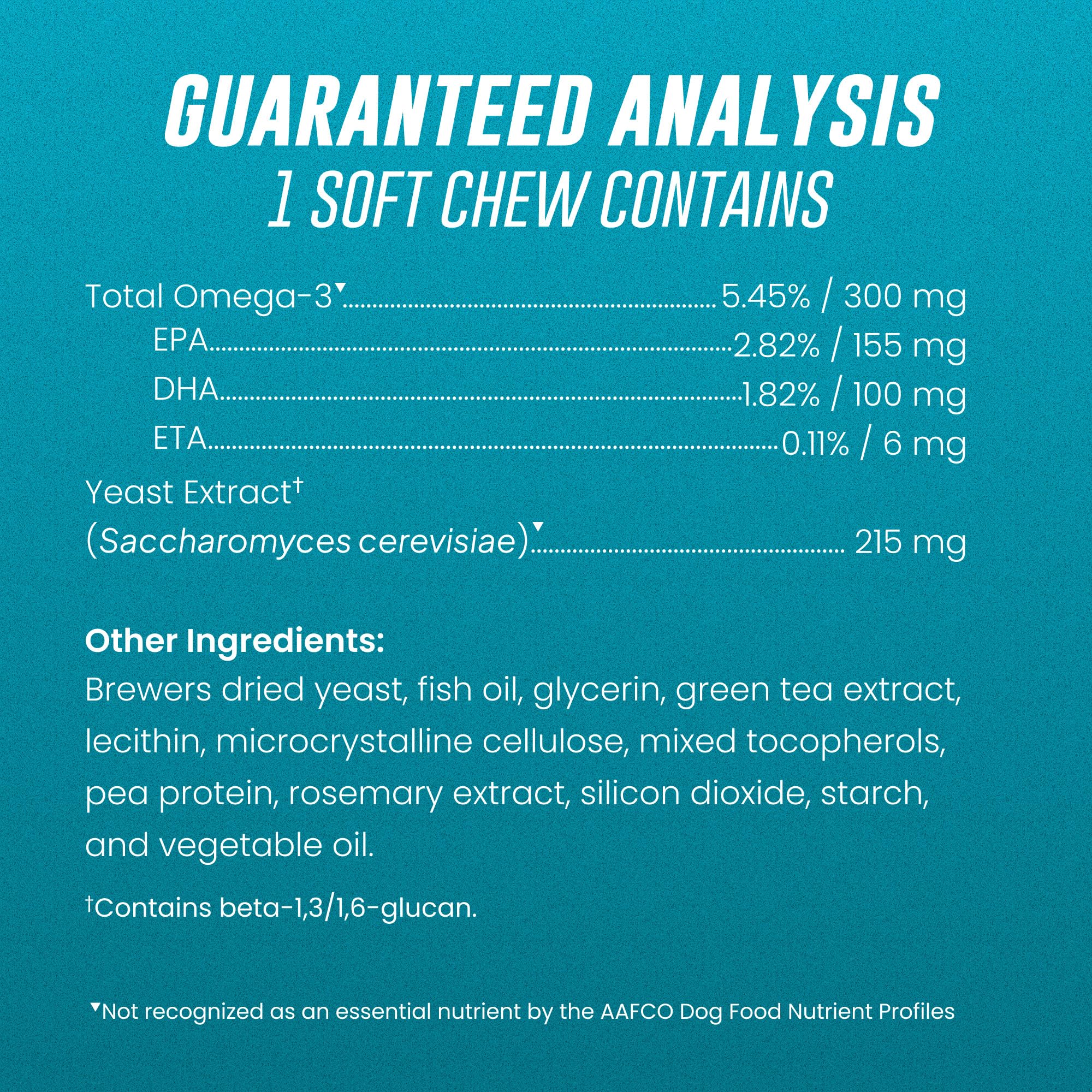 Nutramax Welactin Omega 3 Fish Oil for Dogs, Skin and Coat Health Supplement, Plus Immune and Overall Health, Premium Omega 3 Fatty Acids, Multivitamin For Dogs, Soft Chews, 60 Count - Image 6