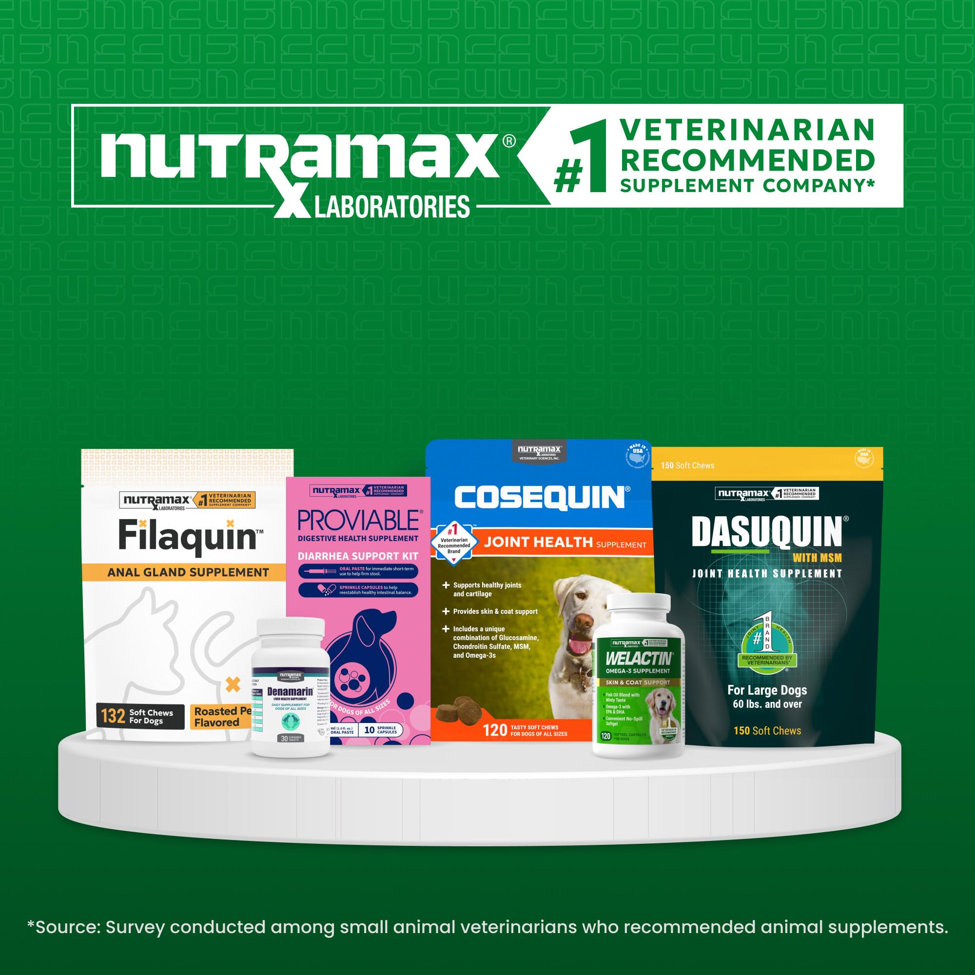 Nutramax Welactin Omega 3 Fish Oil for Dogs, Skin and Coat Health Supplement, Plus Immune and Overall Health, Premium Omega 3 Fatty Acids, Multivitamin For Dogs, Soft Chews, 60 Count - Image 8